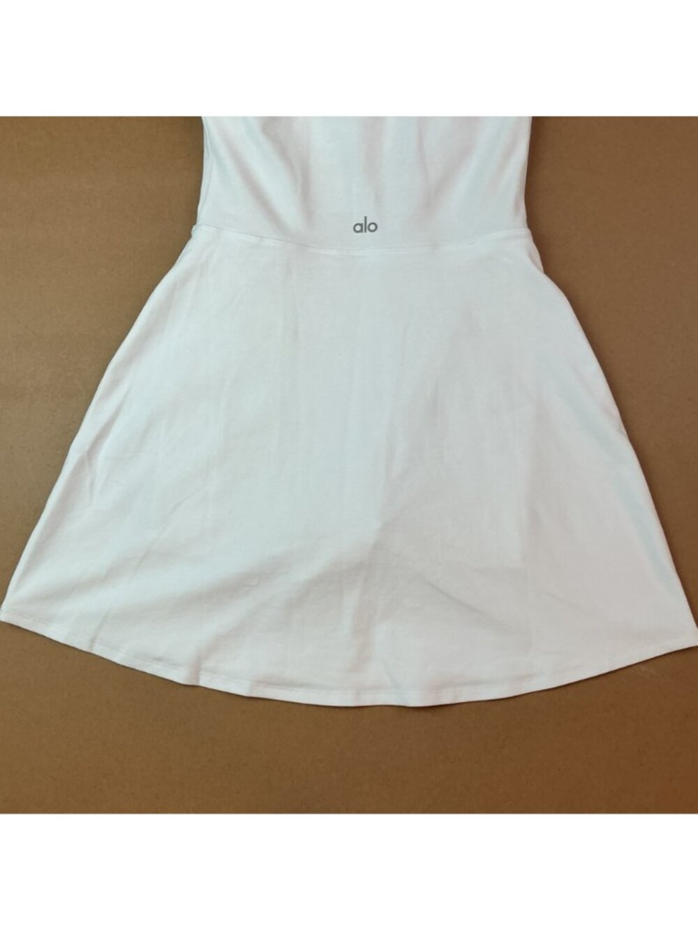 Alo Alosoft Courtside Tennis Dress Womens XS Built-In Shorts Athletic - Picture 4 of 11